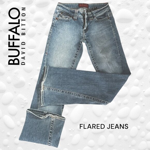 BUFFALO DAVID BITTON JEANS FLARED - 24" - Picture 1 of 6